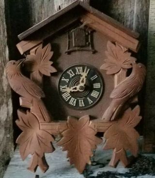 Vintage E Schmeckenbecher 8 Day West German Cuckoo Clock Parts