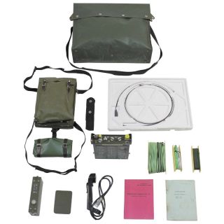 Manpack Rf - 10 Radio Czech Army Military Receiver Transceiver Radiostation Phone