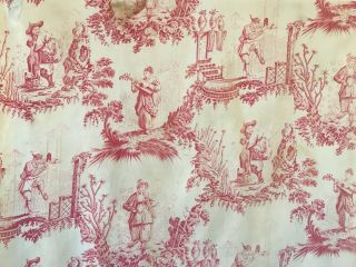 Rare Early 19th C.  French Cotton Chinoiserie Printed Toile (2791) 2