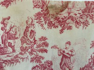 Rare Early 19th C.  French Cotton Chinoiserie Printed Toile (2791) 5