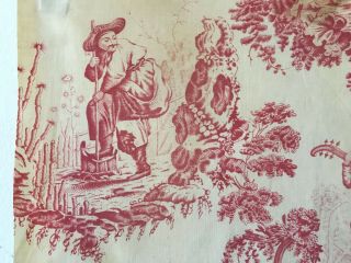 Rare Early 19th C.  French Cotton Chinoiserie Printed Toile (2791) 6