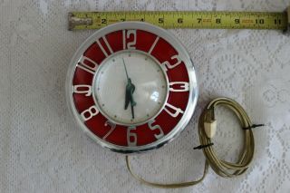 Vintage General Electric Telechron Electric Wall Clock,  Model 2H45 5