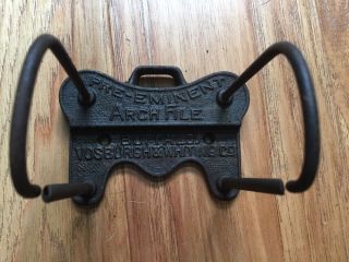Vintage Office - Pre - Eminent Arch File Buffalo Vosburgh & Whiting Cast Iron