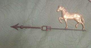 Vintage Large Antique Horse Weather Vane Directional 25 Inches Long