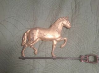 Vintage Large Antique horse Weather vane Directional 25 inches Long 5