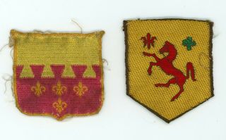 Wwii Us Army 113th Cavalry Group & 106th Cavalry Regiment Patch Ssi Theatre Made