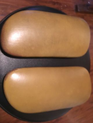 Vintage Leather Mid Century Chair - Arm Rests (pair) - Eames Plycraft Selig