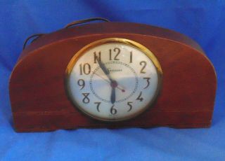 Sessions Art Deco Mantel Clock - Model 3w - Early 1930s - Electric -