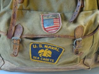 US VIETNAM ERA BACKPACK WITH RARE PATCHES 2