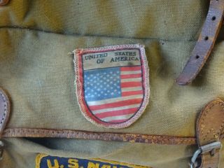 US VIETNAM ERA BACKPACK WITH RARE PATCHES 3