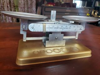 Vintage Single Beam Balance Precision Scale - Correct Count 50 Grams Usa