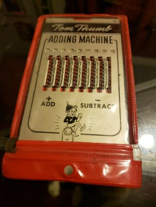 Vintage Tom Thumb Adding Machine