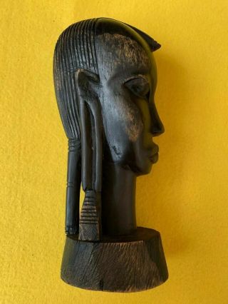 Carved African Ethnic Wooden Statue Figurine Ornament Woman 2