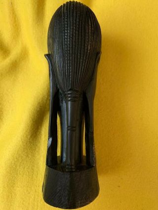 Carved African Ethnic Wooden Statue Figurine Ornament Woman 3