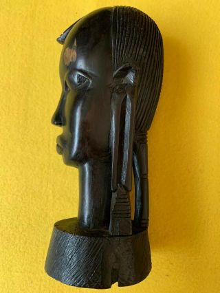 Carved African Ethnic Wooden Statue Figurine Ornament Woman 4