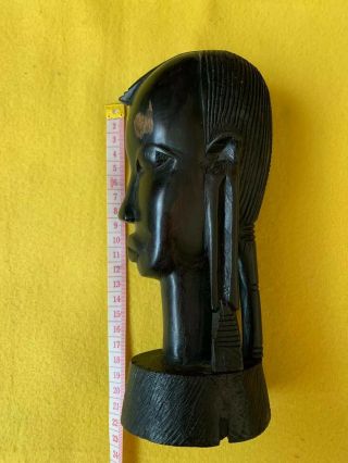 Carved African Ethnic Wooden Statue Figurine Ornament Woman 5