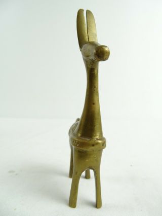 Vintage Peruvian Solid Brass Llama Figurine Peru South America 3