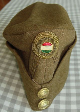 Wwii Axis: Royal Hungarian Army Officers Field Cap