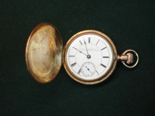 Vintage Rockford Grade 44 15 Jewel Hunt Case Pkt Watch - 1886 - Preachers Xmas