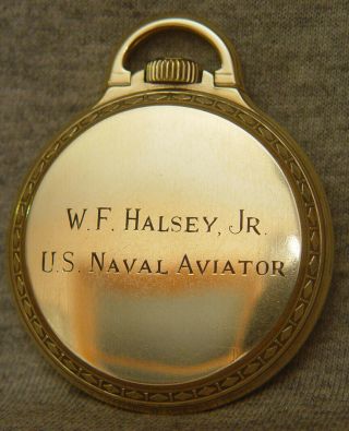 21 jewel Elgin wind indicator captain / admiral halsey WW11 naval avaiator 3