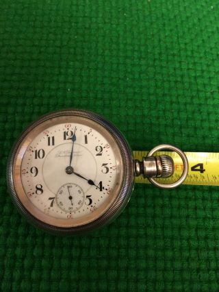 Vintage Pocket Watch Hamilton A.  N.  Anderson Standard Time 17jewels.  Sterling.