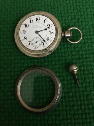 Vintage Pocket Watch Hamilton A.  N.  Anderson Standard Time 17Jewels.  Sterling. 8