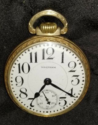 Waltham Watch Co.  Crescent Street 21 Jewels Pocket Watch