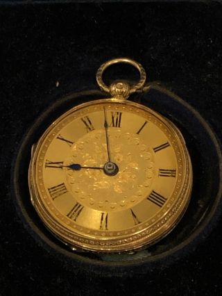 Antique Solid 18K Gold Pocket Watch SN.  no.  3131 Markings - 48.  1 Grams 10