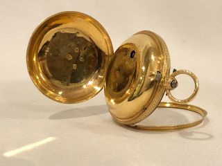 Antique Solid 18K Gold Pocket Watch SN.  no.  3131 Markings - 48.  1 Grams 5