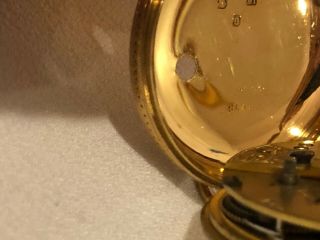 Antique Solid 18K Gold Pocket Watch SN.  no.  3131 Markings - 48.  1 Grams 8