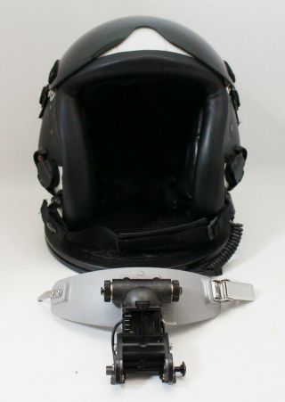 US HGU - 68/P Pilot Flight Helmet with Plate Assembly Mount 007 - 3682 3