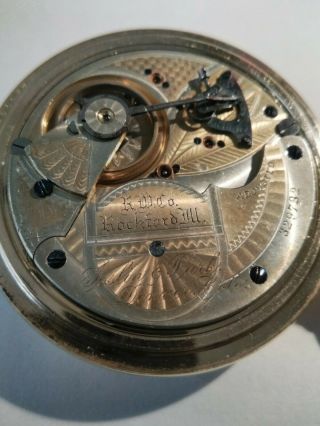 Rockford Rare 18s.  16 Jewels Grade 70 (1898) Two - Tone Movement,  Only Made 1,  600.