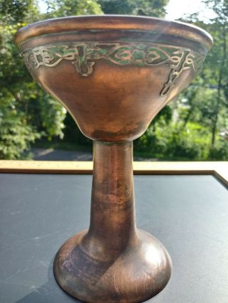 Heintz Art Sterling on Bronze trophy goblet Golf Asheville NC Arts & Crafts 1912 2