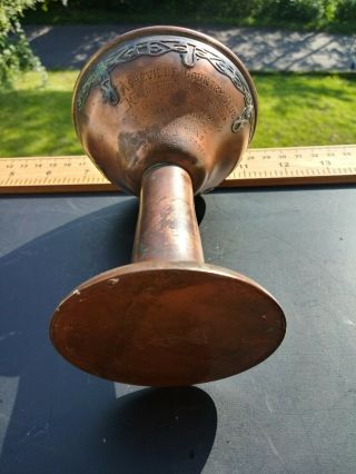 Heintz Art Sterling on Bronze trophy goblet Golf Asheville NC Arts & Crafts 1912 5