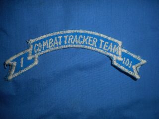 Vietnam Made 101st Airborne Division Combat Tracker Patch.