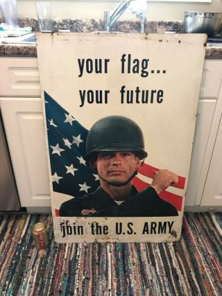 1967 U.  S.  Army Recruiting Sign