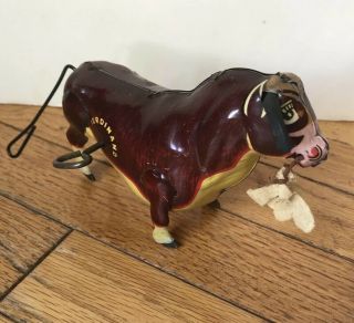 Vintage Ferdinand The Bull Marx Tin Windup Toy Walt Disney Enterprises 1938