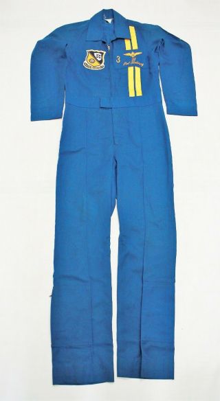 Us Blue Angels Pilot Flight Suit Navy 007 - 3652