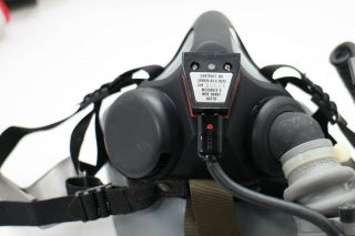 US MBU Pilot Flight Oxygen Mask CRU - 103A/P Regulator REDAR 007 - 3671 3