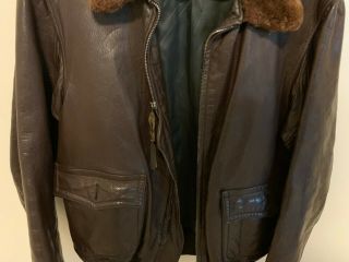 G - 1 WW2 LEATHER FLIGHT JACKET GORDON & FERGUSON ULTRA RARE SZ 42 2