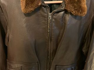 G - 1 WW2 LEATHER FLIGHT JACKET GORDON & FERGUSON ULTRA RARE SZ 42 9