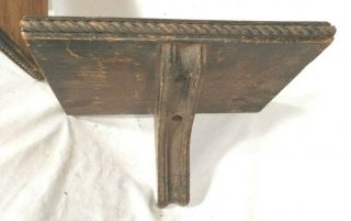 EARLY 20th CENTURY ARTS & CRAFTS MISSION OAK WALL SHELVES 4