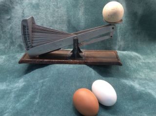 Vintage Rustic Acme Egg Grading Scale / Farmhouse Egg Scale