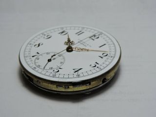 Tiffany Quarter Repeater Chronograph Swiss Pocket Watch Movement 7