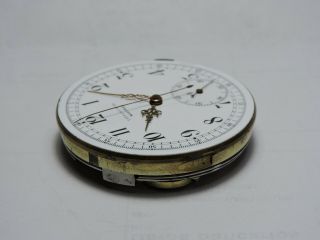 Tiffany Quarter Repeater Chronograph Swiss Pocket Watch Movement 8