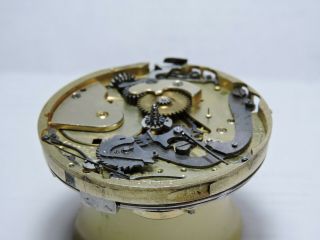 Tiffany Quarter Repeater Chronograph Swiss Pocket Watch Movement 9