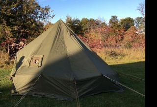 MILITARY SURPLUS 5 MAN M1950 ARCTIC TENT 13x13 CAMPING ARMY,  LINER M 1950 HUNTING 3