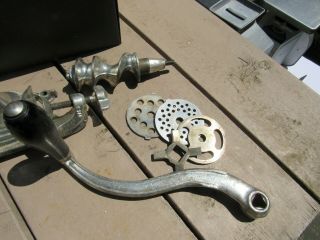 Vintage Cast Iron GRISWOLD (Erie,  PA) MEAT & Food GRINDER / Chopper No.  4 5