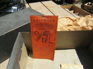 Vintage Cast Iron GRISWOLD (Erie,  PA) MEAT & Food GRINDER / Chopper No.  4 6
