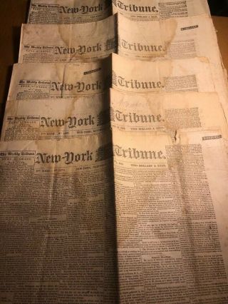 5,  - York Tribune 1864 Civil War Era Newspapers